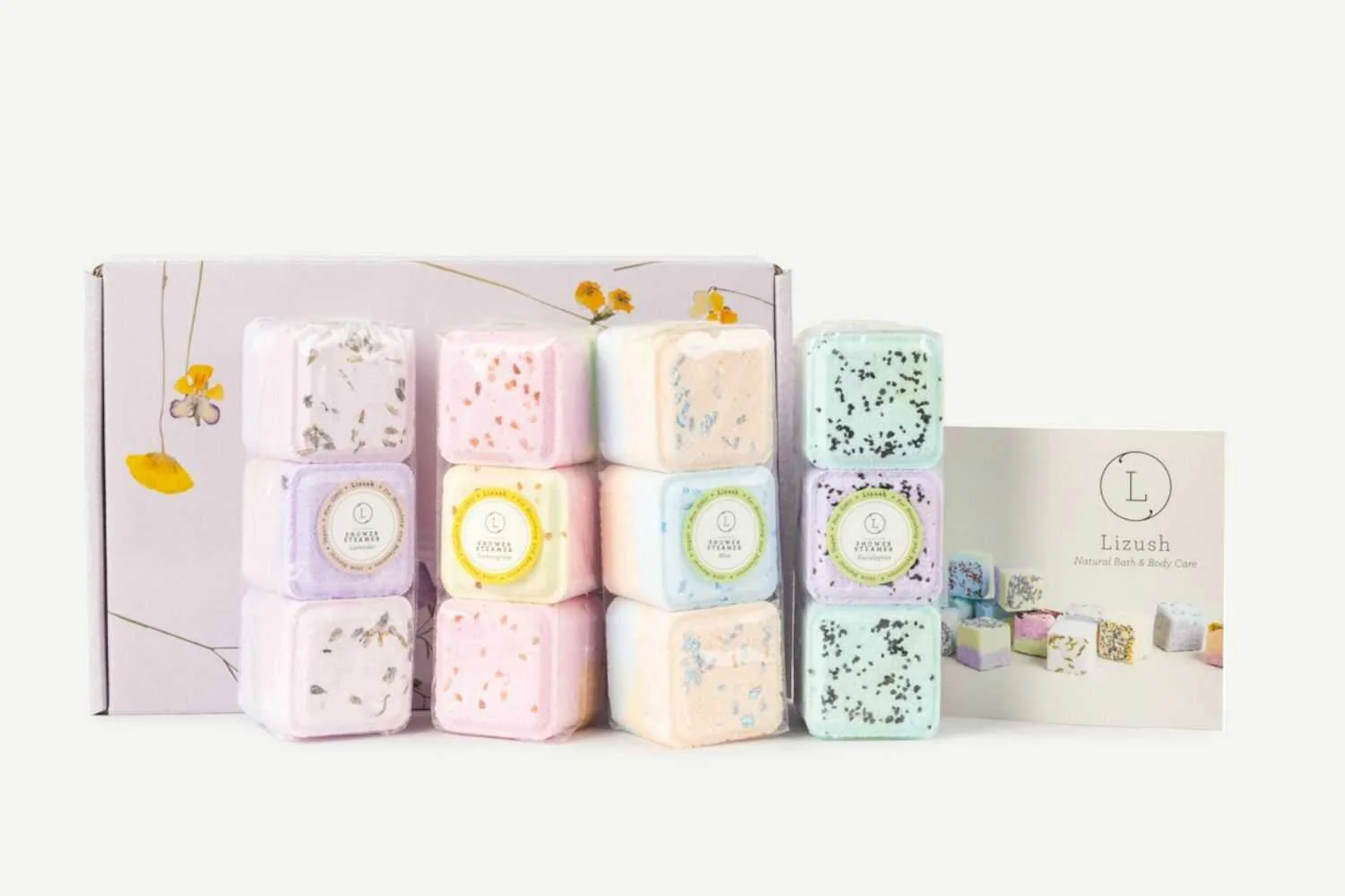 High-Quality 12-Piece Shower Steamers Gift Set – Natural Aromatherapy Traditional