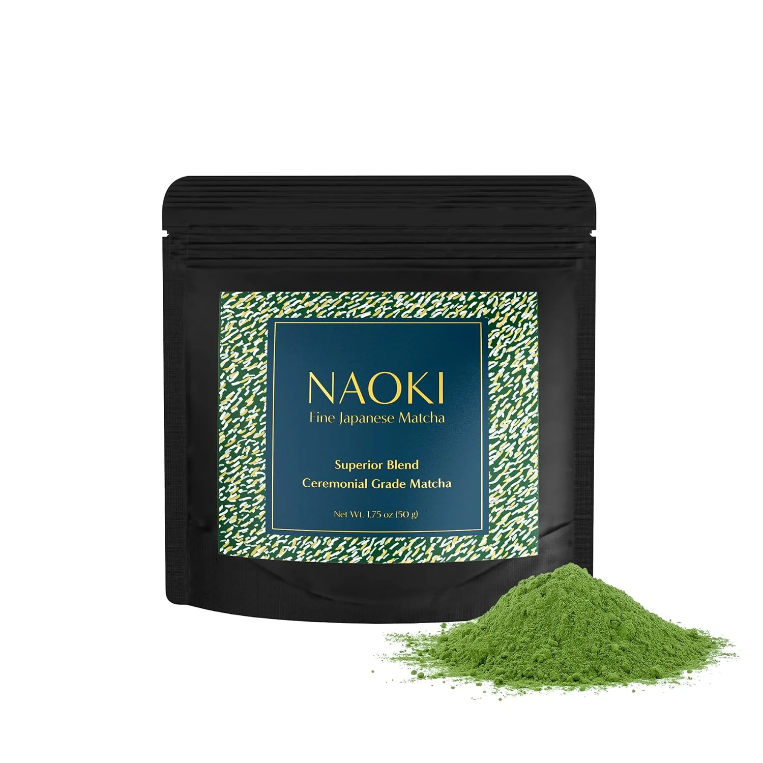 Exceptional Naoki Matcha Superior Ceremonial Blend – Japanese First Harvest Ceremonial Grade Matcha Green Tea Powder from Uji Kyoto 50g 1.75oz Outstanding