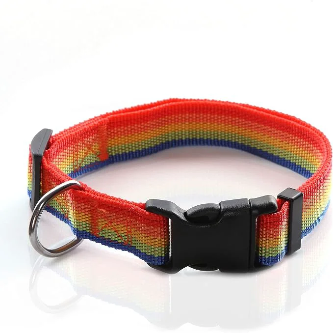 Reusable Adjustable Nylon Dog Collar pet Collar 1 Inch 3 4 Inch 5 8 Inch Wide Superior