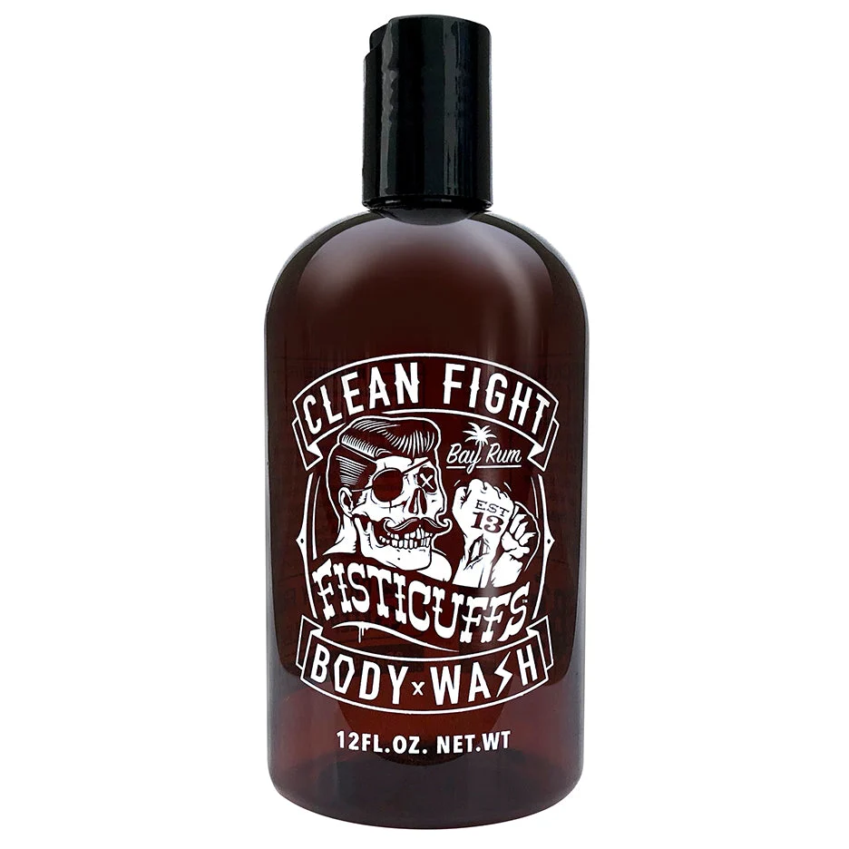 Durable Fisticuffs Bay Rum Body Wash 12 oz. BottleKNOCK OUT BODY ODOR Fisticuffs Body Wash Comfortable