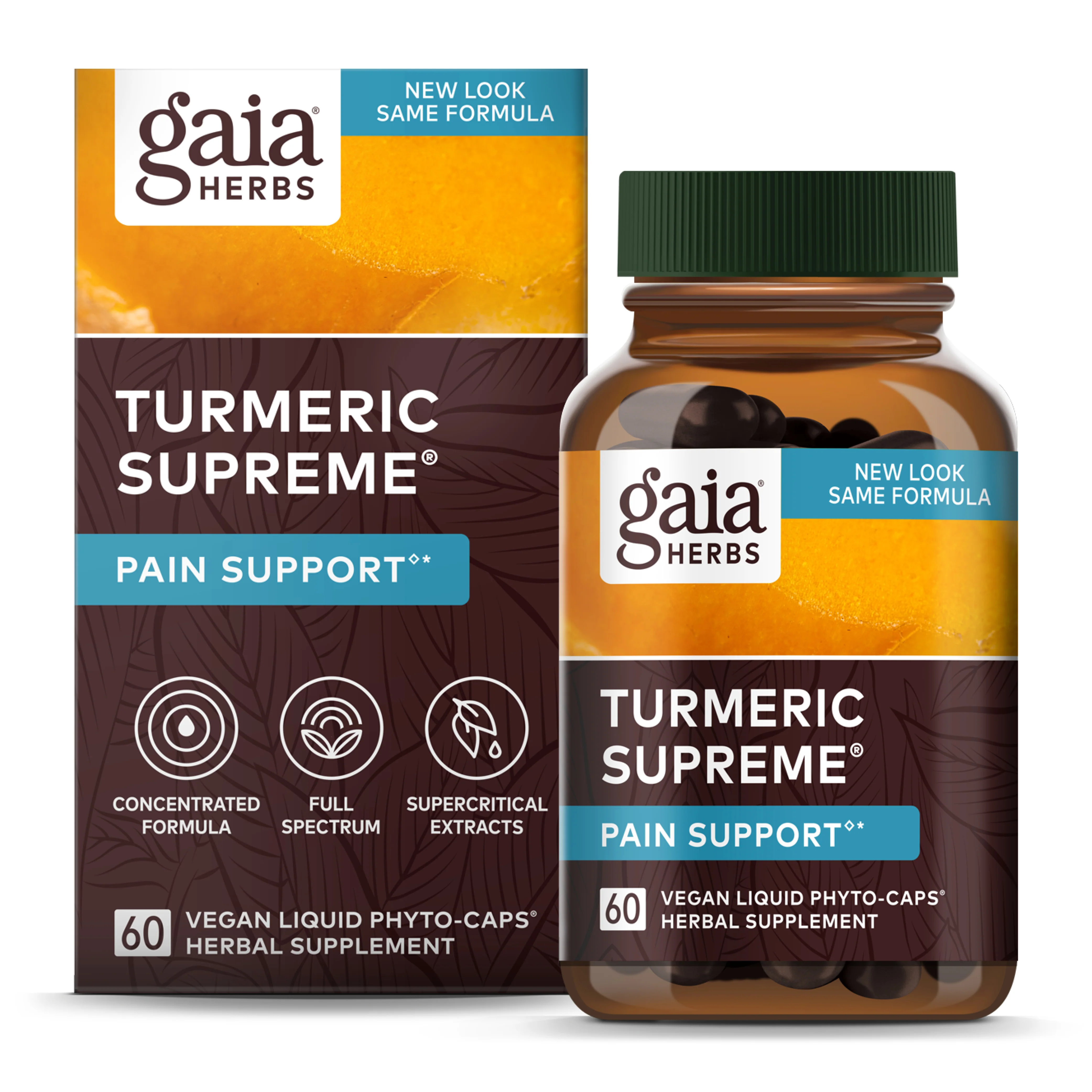 Fine Gaia Herbs Turmeric Supreme Pain Support Minimalist