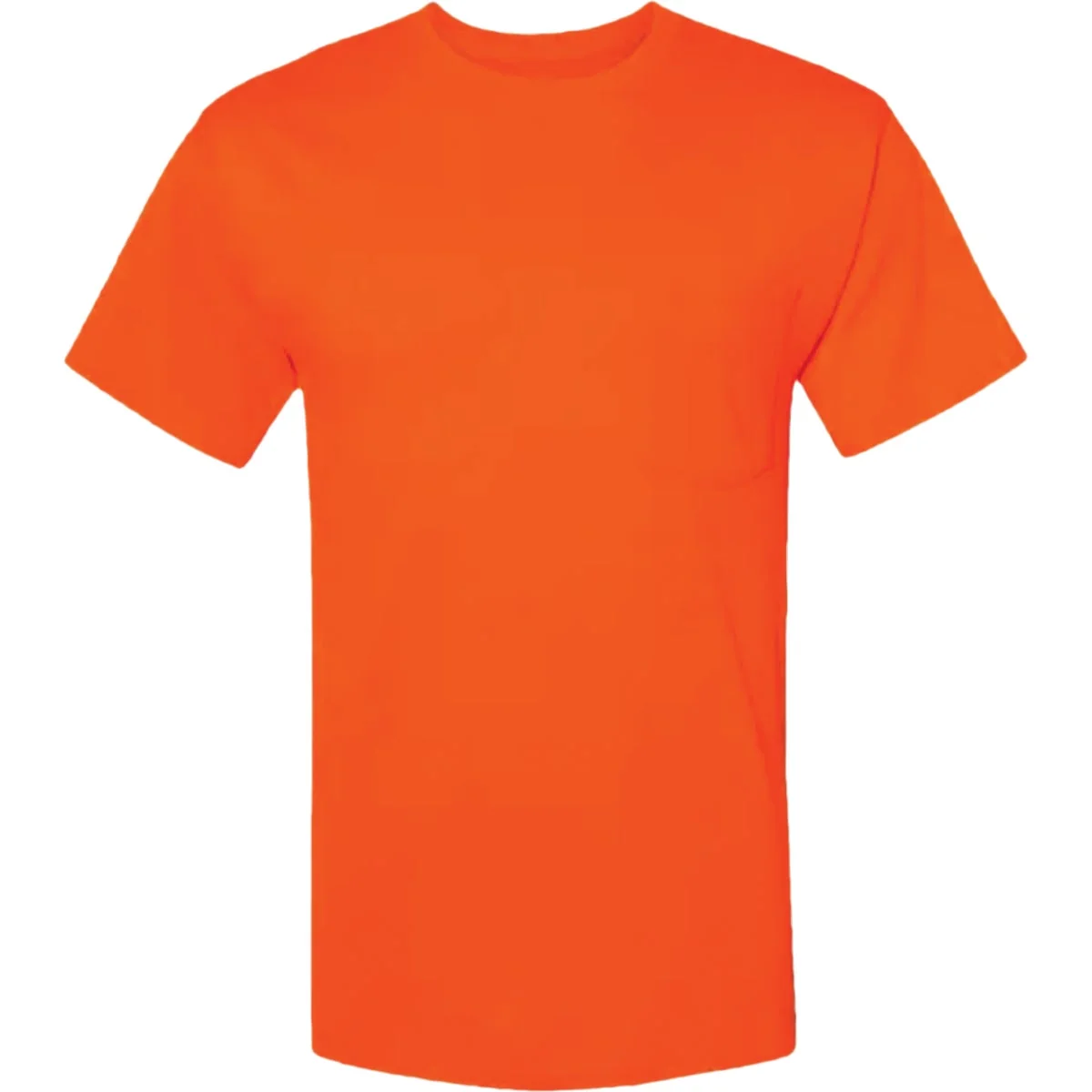 Selected Hanes Men’s Medium Safety Orange Workwear T-Shirt 2-Pack Carefully Designed