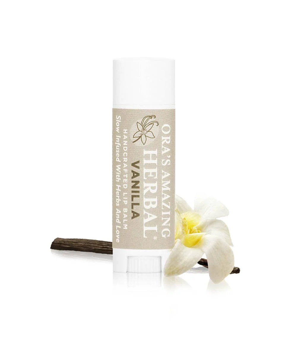 Comfortable Natural Lip Balm Herbal Infused Vanilla Easy-to-Use