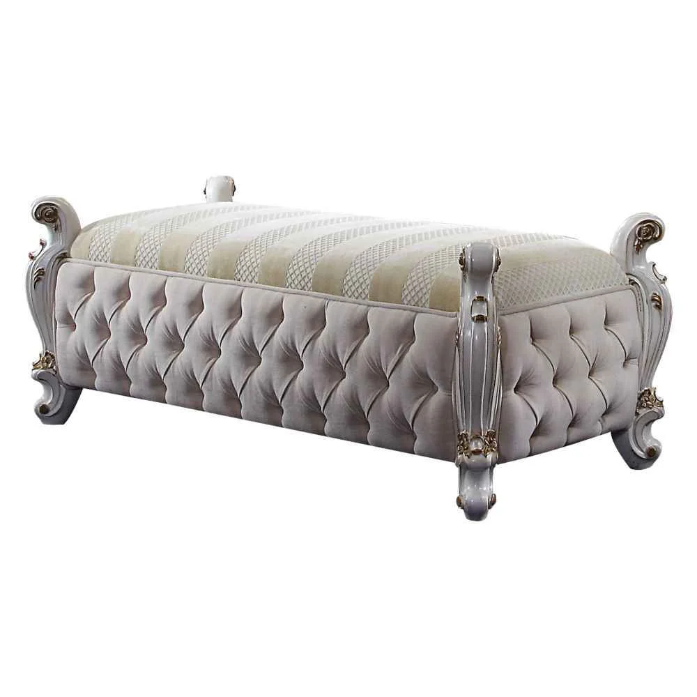 World-Class Picardy – Bench – Fabric Antique Pearl Clean