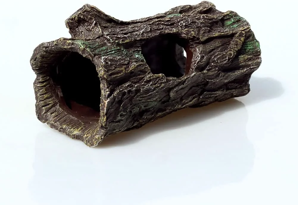 Clean fazhongfa Reptile Hide Tree Trunk Lizard Snake Gecko Axolotl Spider Turtles Bearded Dragon Tank Accessories Large Hollow Log for Aquarium or Fish Tank Resin Wood Decorations Ornament Advanced