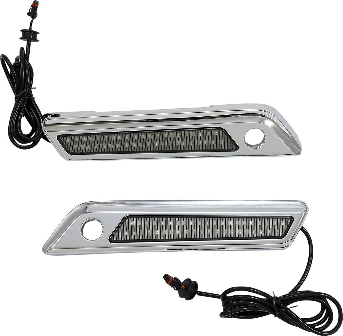 Fine Crafted Custom Dynamics Latch Light – Saddlebag – Dual Color – Smoke – Chrome CD-SBL-DC4-SC Outstanding