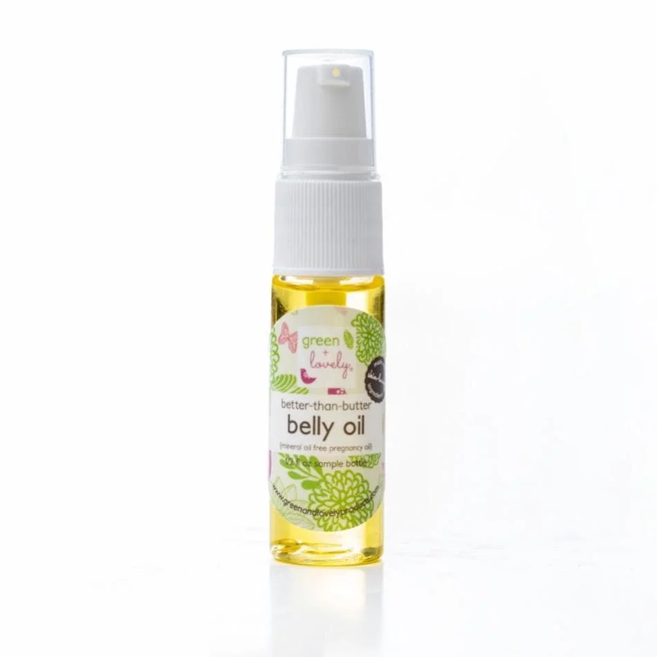 Verified Mini Sampler Travel Size Butter Pregnancy Belly Oil – 1 2 oz Safe