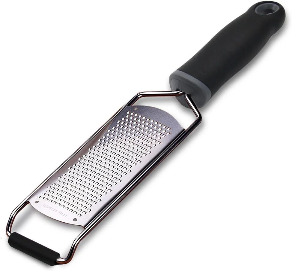 Responsible Wide Lemon Zester amp Cheese Grater 18 8 Stainless Steel with Cover Black Extra-wide Fine Grating Surface for Citrus Parmesan Ginger and Garlic 18 8 Stainless Steel Blade Non-slip Top Pads Cover Superior