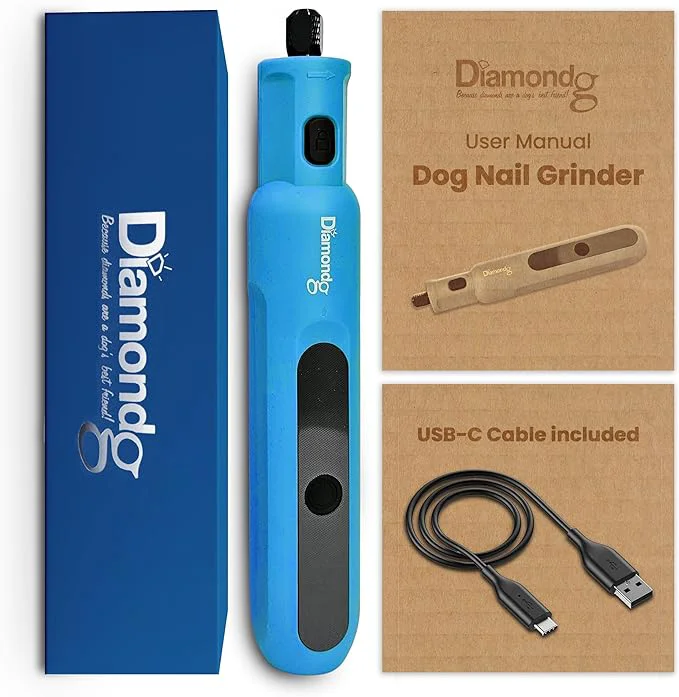 Exceptional Diamondg Cordless Micro Dog Nail Grinder with Quiet Sound LED Tip for Large Small Dogs 4hrs. Runtime – Electric Dog Nail Trimmer Heavy Duty Rotary Tool to Toenail Clippers FilersAbout ThisOverview Long-Lasting