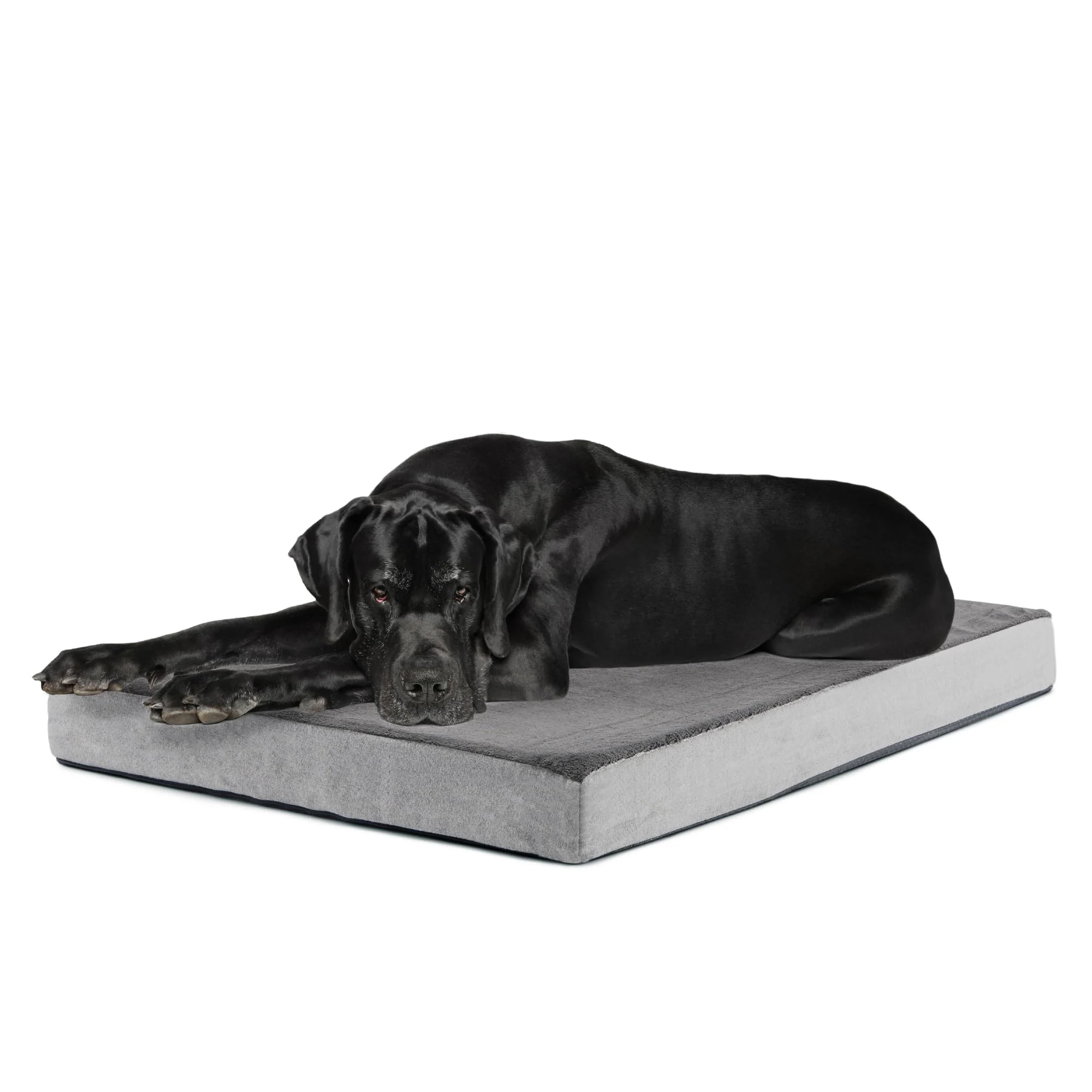 Superior Barkbox Orthopedic Dog Bed with Memory Foam — XXL Grey Joint Support Restful Sleep Efficient