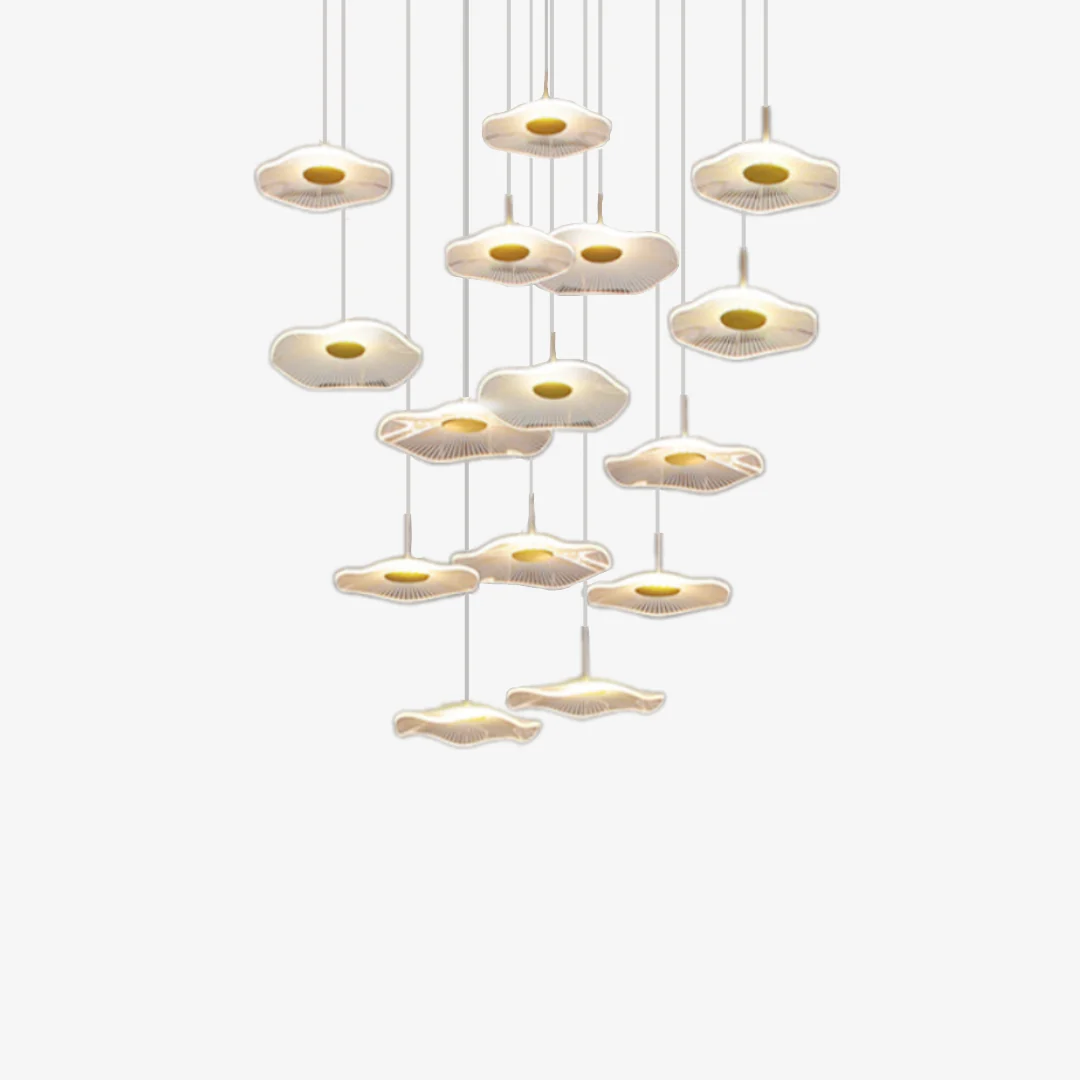 Optimized Creative Lotus Leaf Chandelier Environmentally Friendly