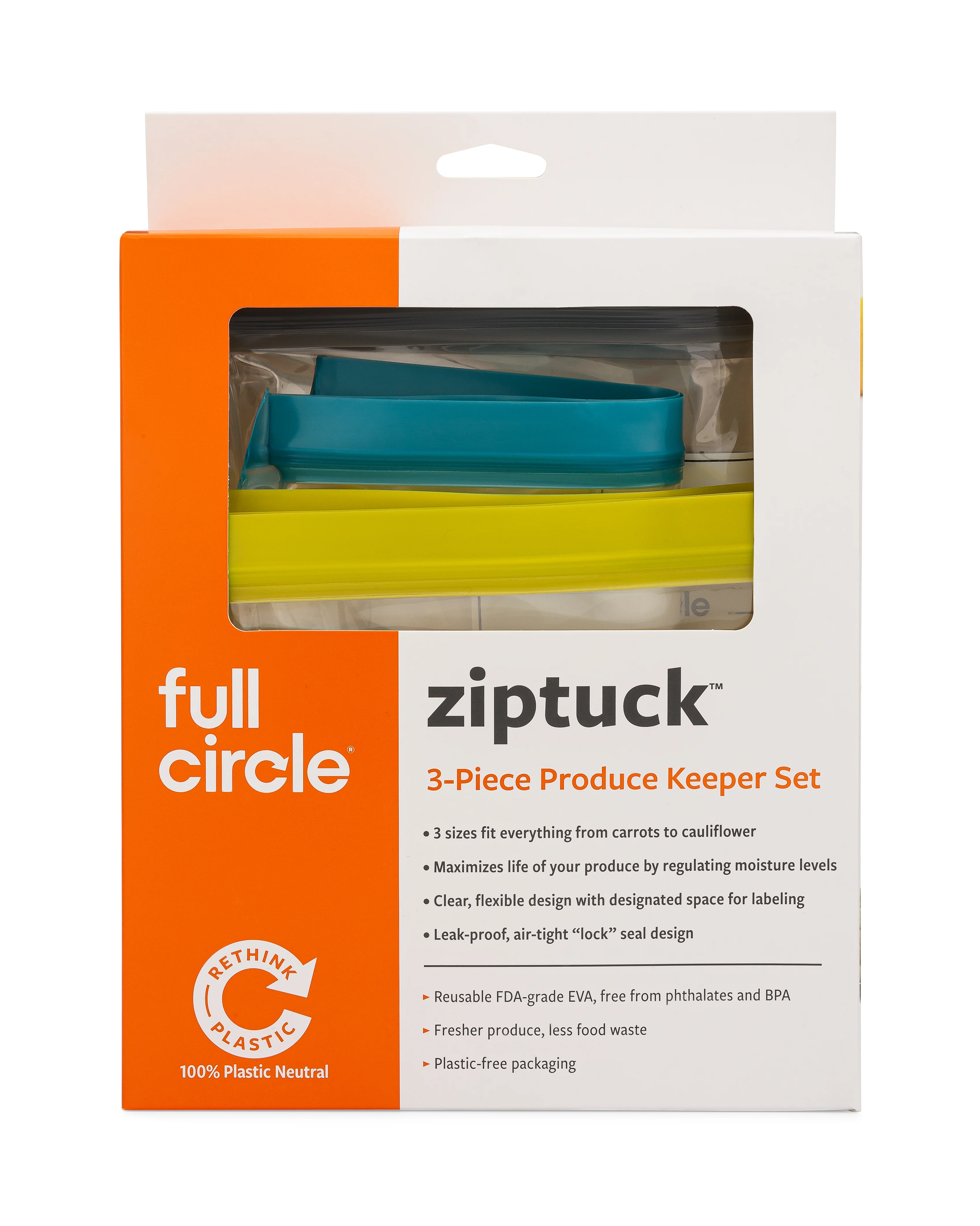 Top-Quality Full Circle Produce Preserver Set Fashionable
