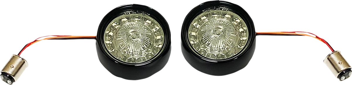 Lightweight Custom Dynamics Turn Signal Insert – Red Smoke PBBB-RR-1157BS Refined