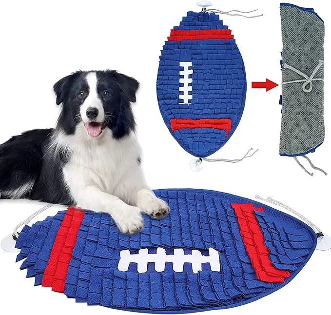 Versatile Pet Snuffle Mat for Dogs Dog Nosework Feeding Mat Interactive Dog Puzzle Toys Enrichment Pet Foraging Mat Slow Feeder Portable Indoor Outdoor Pet Training Mat for Stress ReliefAbout ThisOverview Professional