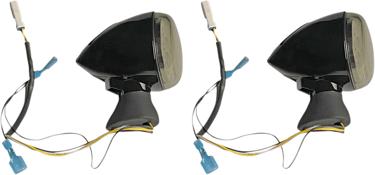 Efficient Custom Dynamics Front LED Turn Signal – Black – Scout PB-SCOUT-AW-BS Smart