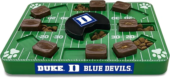 Breathable NCAA Puzzle Toy Slow Feeder Puzzle Treat Dog Toy Interactive Dog Treat Toy Dog Puzzle Feeding Slow Toy Duke Blue Devils About This User-Friendly