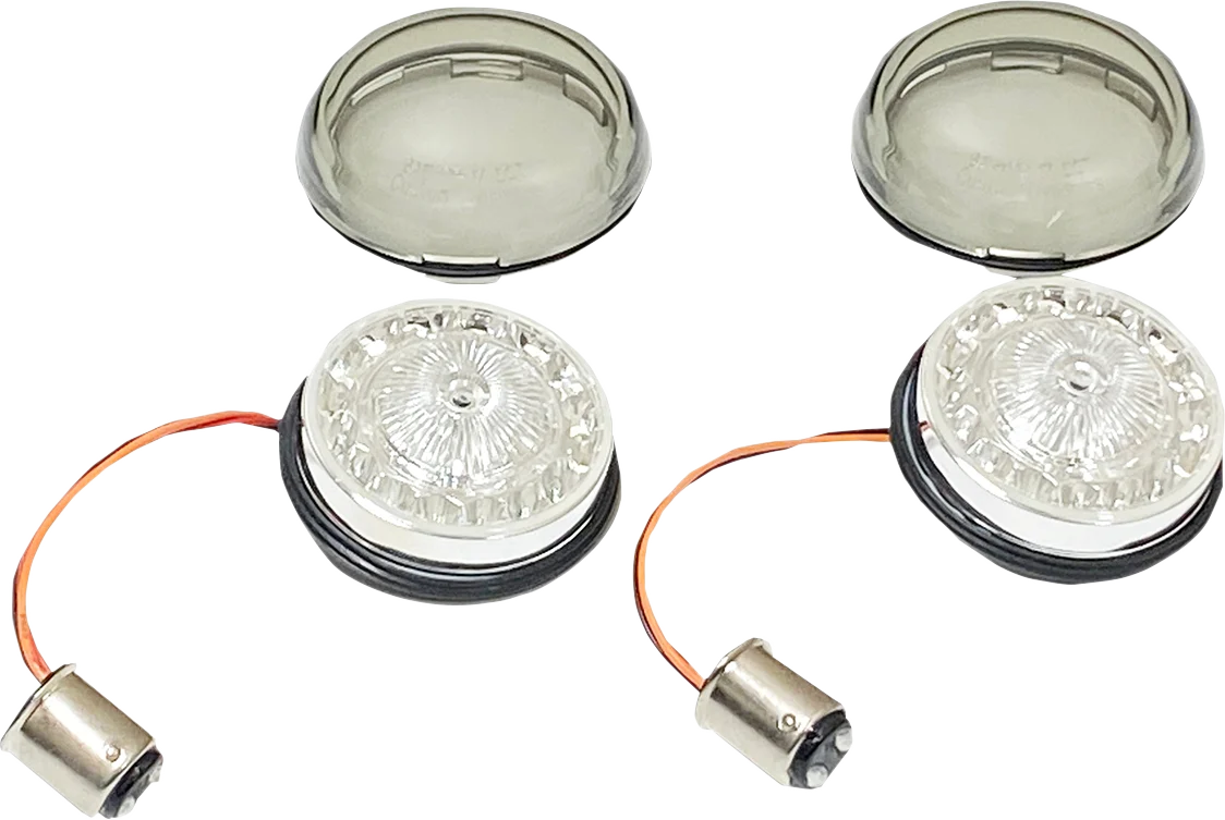 Verified Custom Dynamics Turn Signal Insert – Red Smoke PB-RR-57-S Healthy