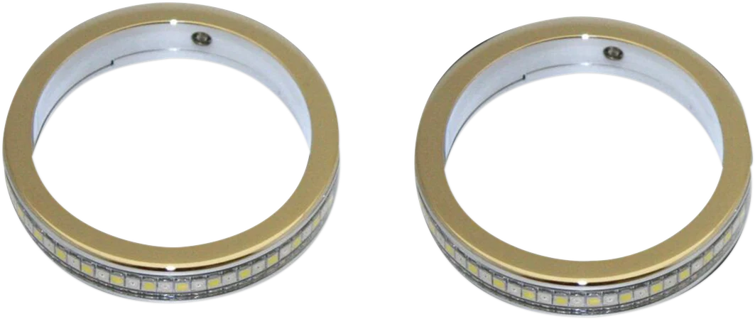 Superior Custom Dynamics Turn Signals with Daytime Running Light – 43 mm – Chrome WA43-AW-CS Authentic