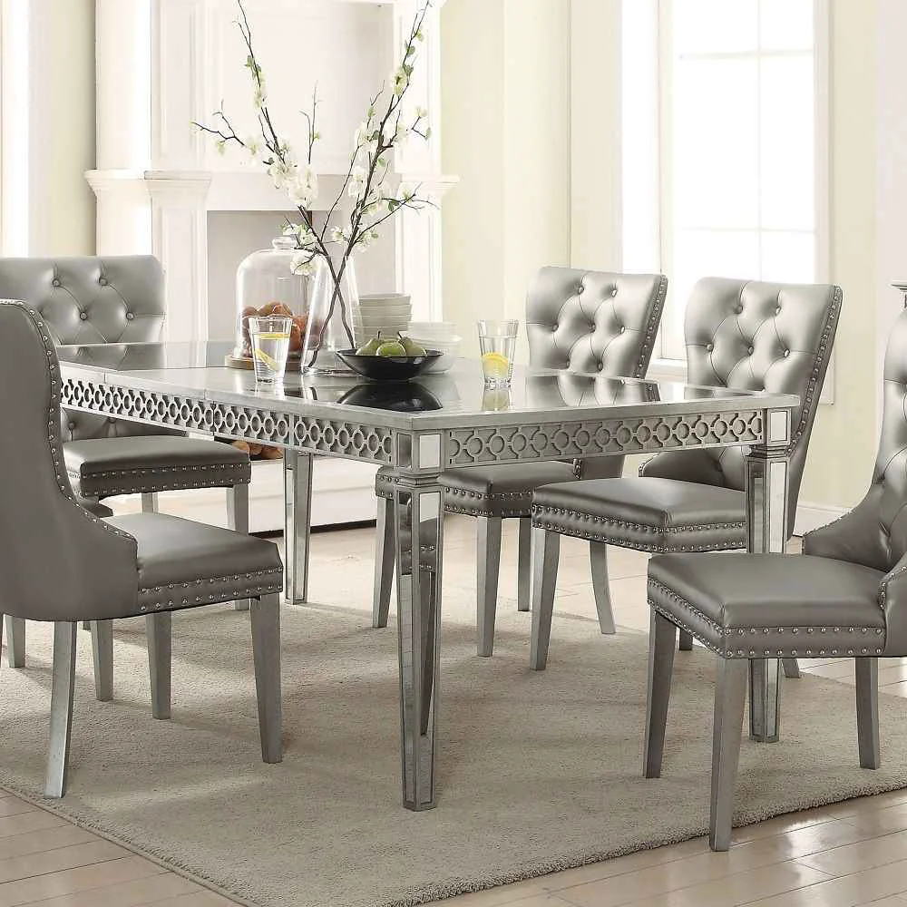 Smart Kacela – Dining Table – Mirrored Champagne Genuine