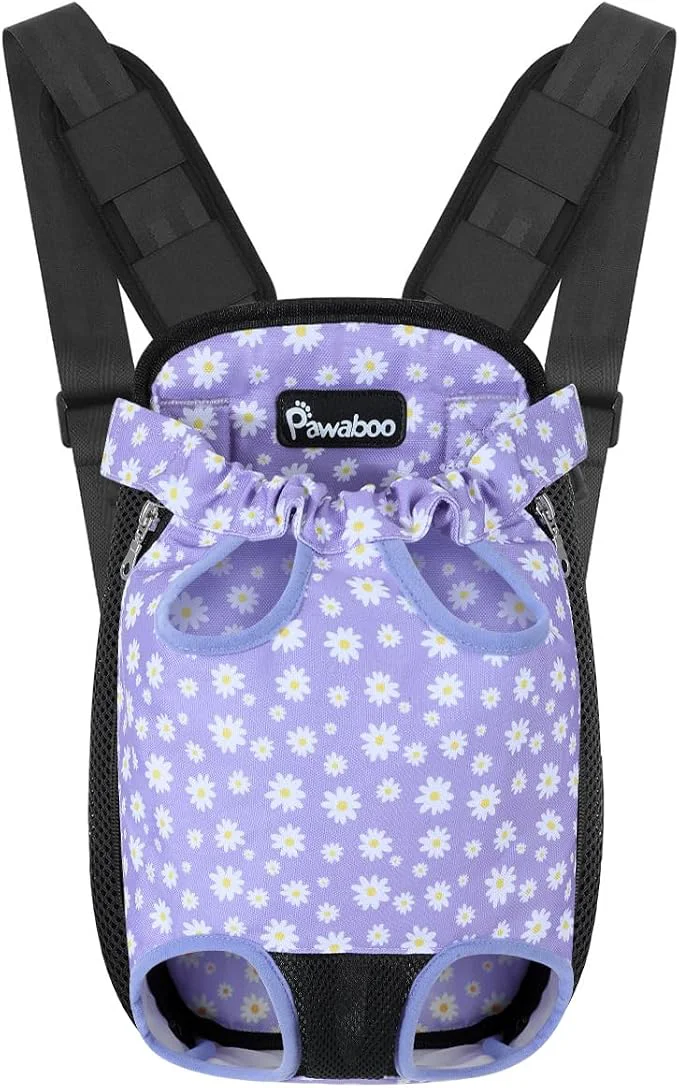 User-Friendly Pawaboo Pet Carrier Backpack Adjustable Pet Front Cat Dog Carrier Backpack Secure