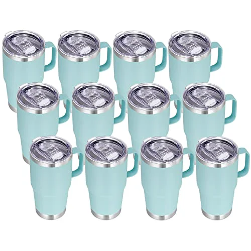 Comfortable 20 oz Insulated Travel Coffee Mugs Set of 12 12 Count Durable