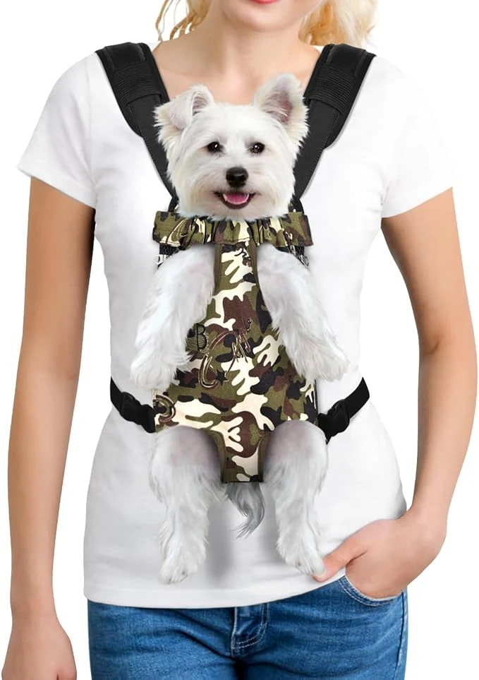 Advanced YUDODO Pet Dog Carrier Backpack Adjustable Dog Front Carrier Legs Out Easy-Fit Effective