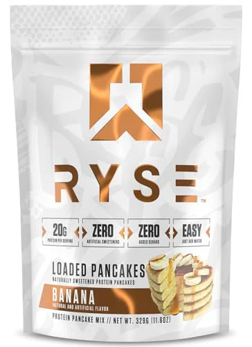 Elite RYSE Loaded Protein Pancake Waffle Mix 11.4993 Ounce Recyclable