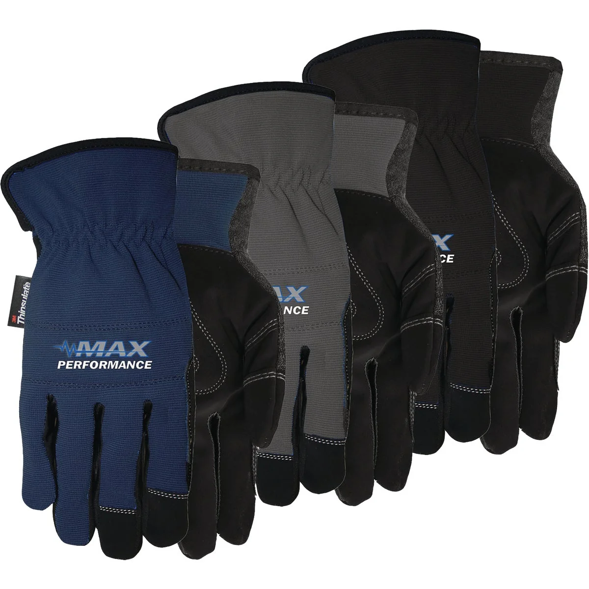 Selected Midwest Gloves Gear Max Performance Men’s Medium Synthetic Leather Lined Glove Smart