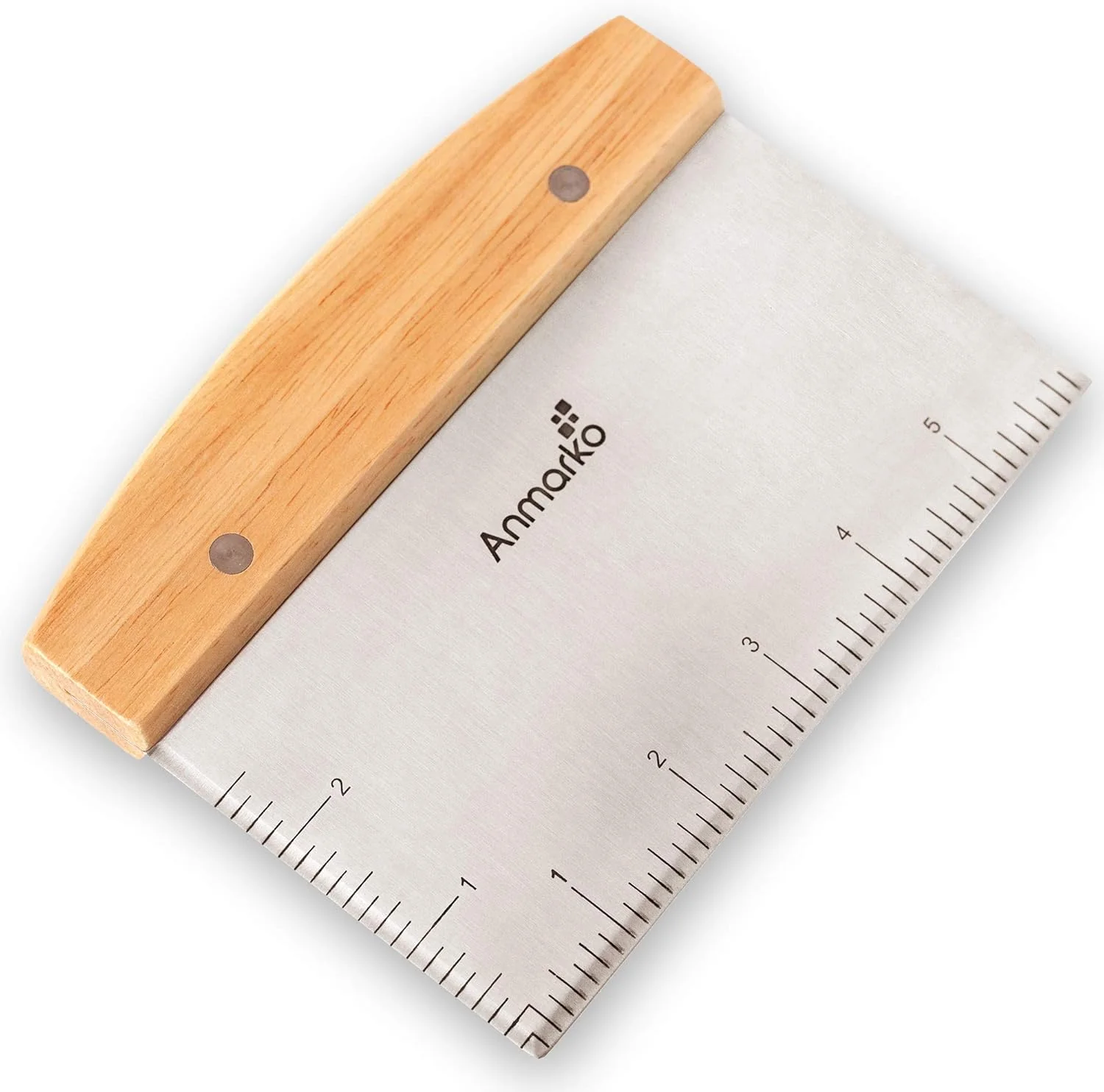Responsible Dough Cutter for Bread and Pizza Dough – Stainless Steel Metal Griddle Scraper Chopper Sustainable