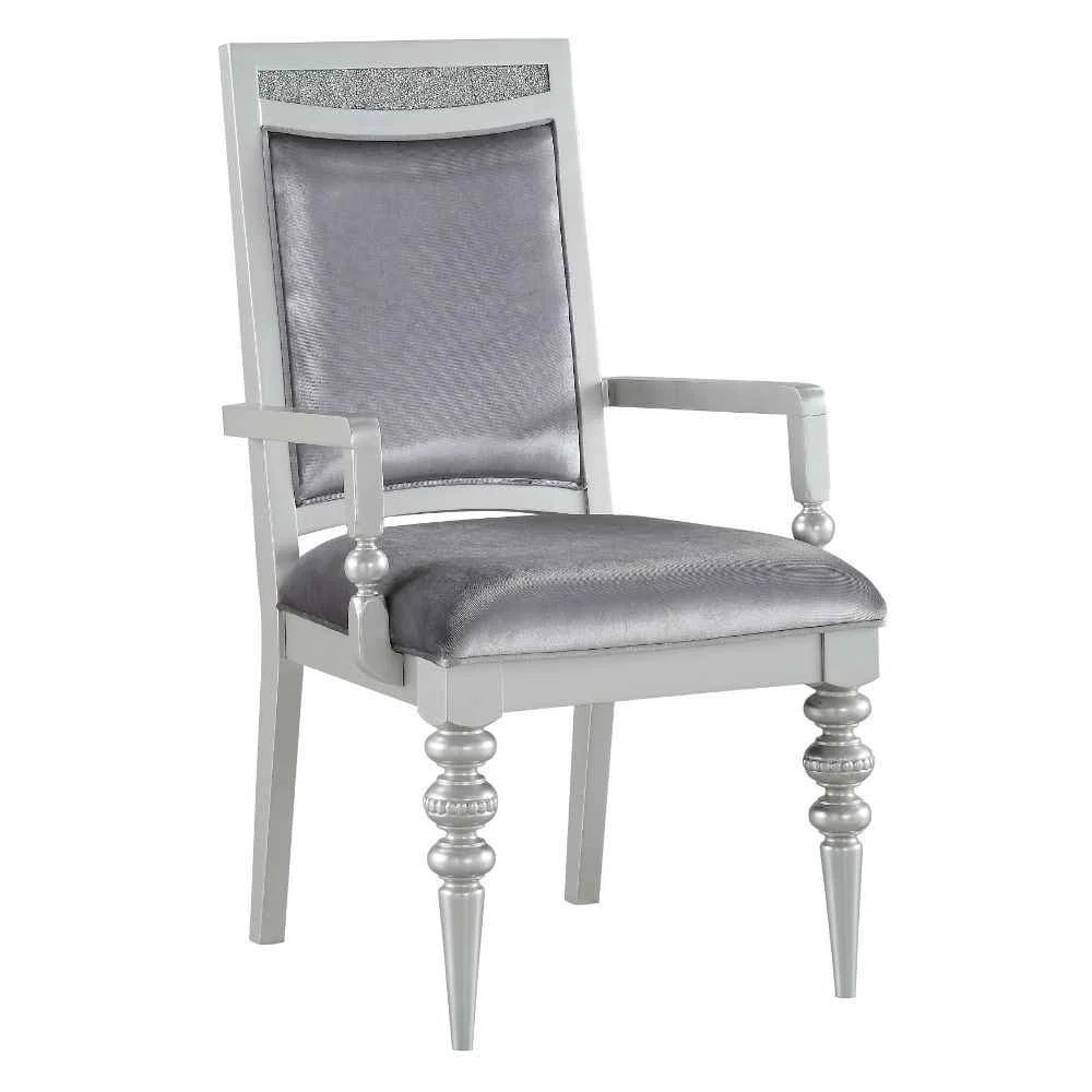 Secure Maverick – Arm Chair Set of 2 – Fabric Platinum Trendy