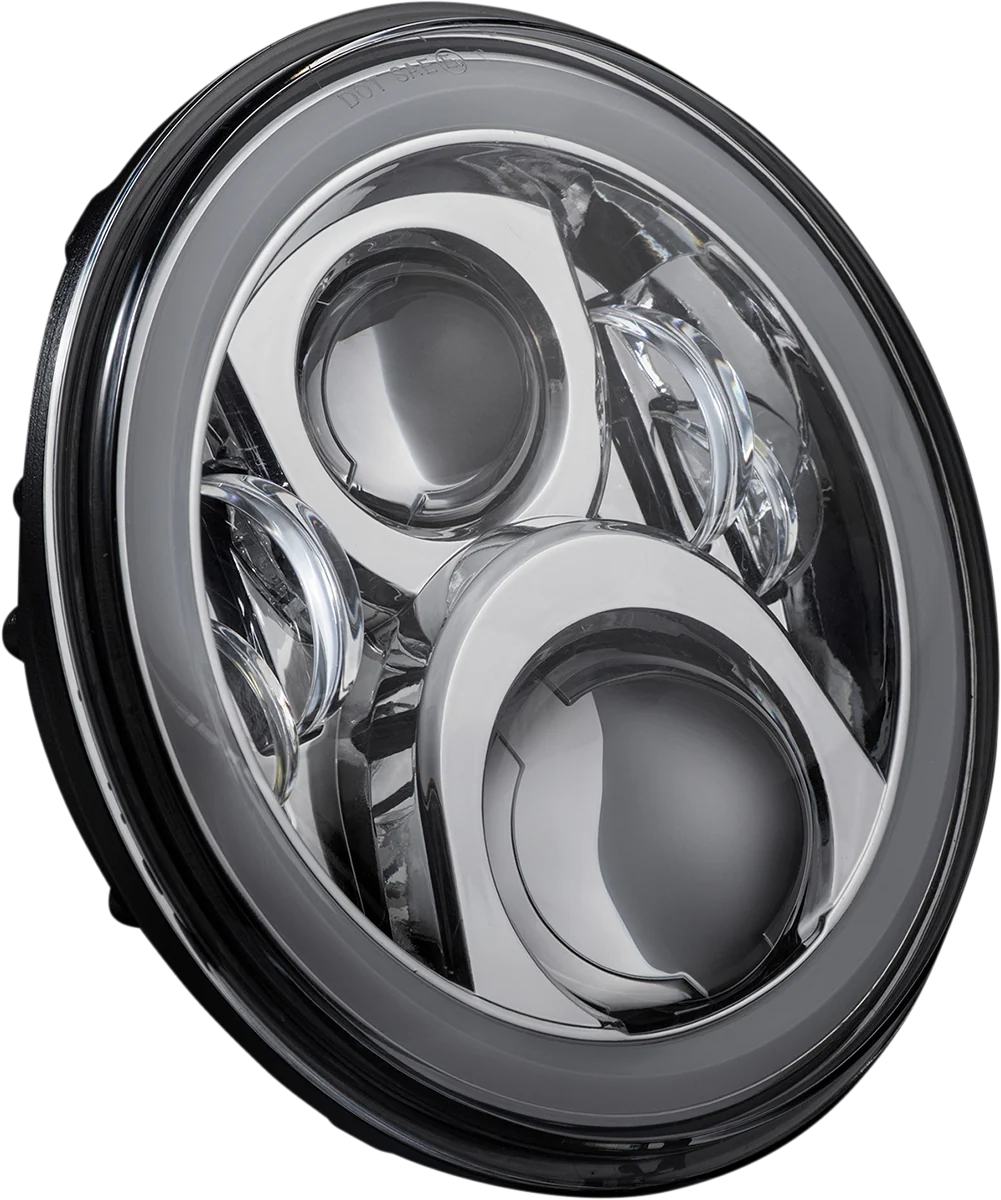 Innovative Custom Dynamics 7 Headlamp – with Adapter – Chrome PG-7-14-C Crafted