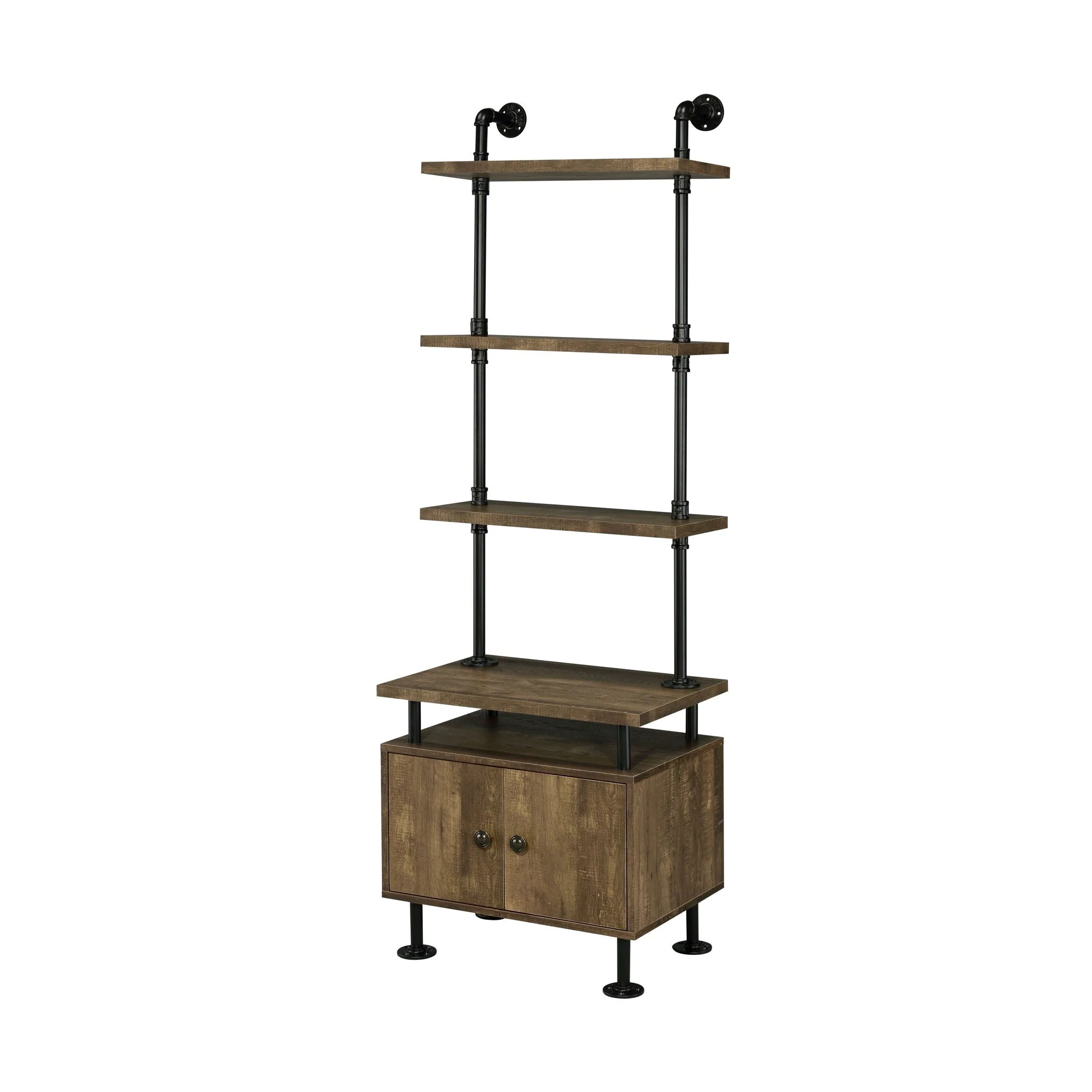 Professional Ensata II – TV Stand Side Pier – Rustic Oak Black Outstanding