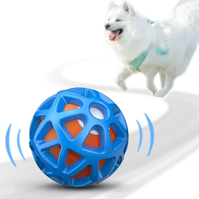 Casual seagi Interactive Dog Toys – Durable Automatic Bouncing Vibrating Interactive Dog Ball for Smart Play Motion-Activated Moving Dog Toy for Small Medium Large Dogs USB Rechargeable Orange About This High-End
