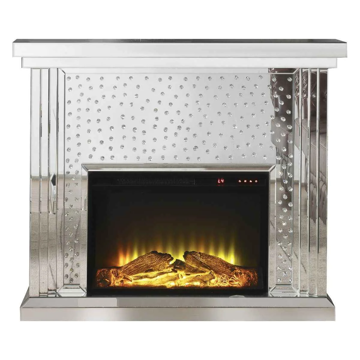 Practical Nysa – 40 Fireplace – Mirrored Faux Crystals Expertly Made