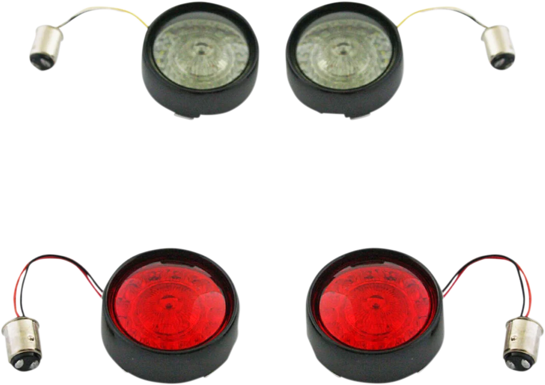 Smooth Custom Dynamics Full Bullet Turn Signal Conversion Kit – Black PB-BCM2-BB-B Environmentally Friendly