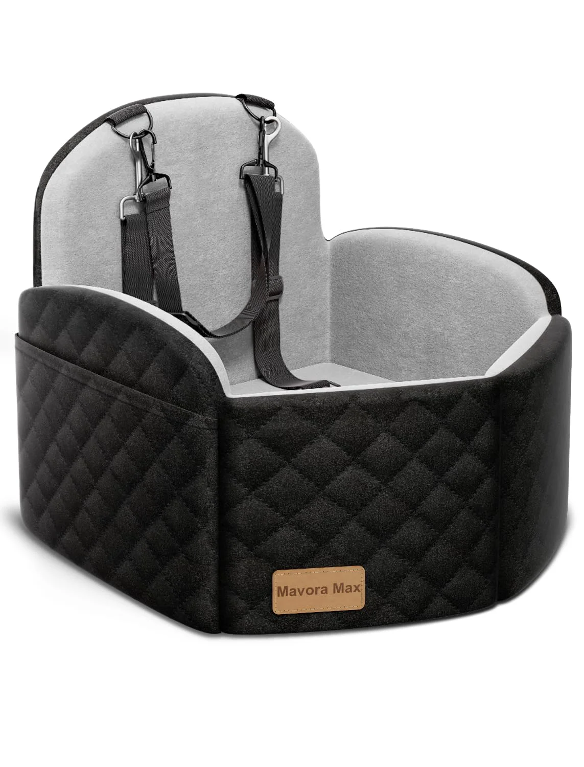Natural Mavora Max Dog Car Seat for Small Medium Dogs — d Booster with Memory Foam Original Design