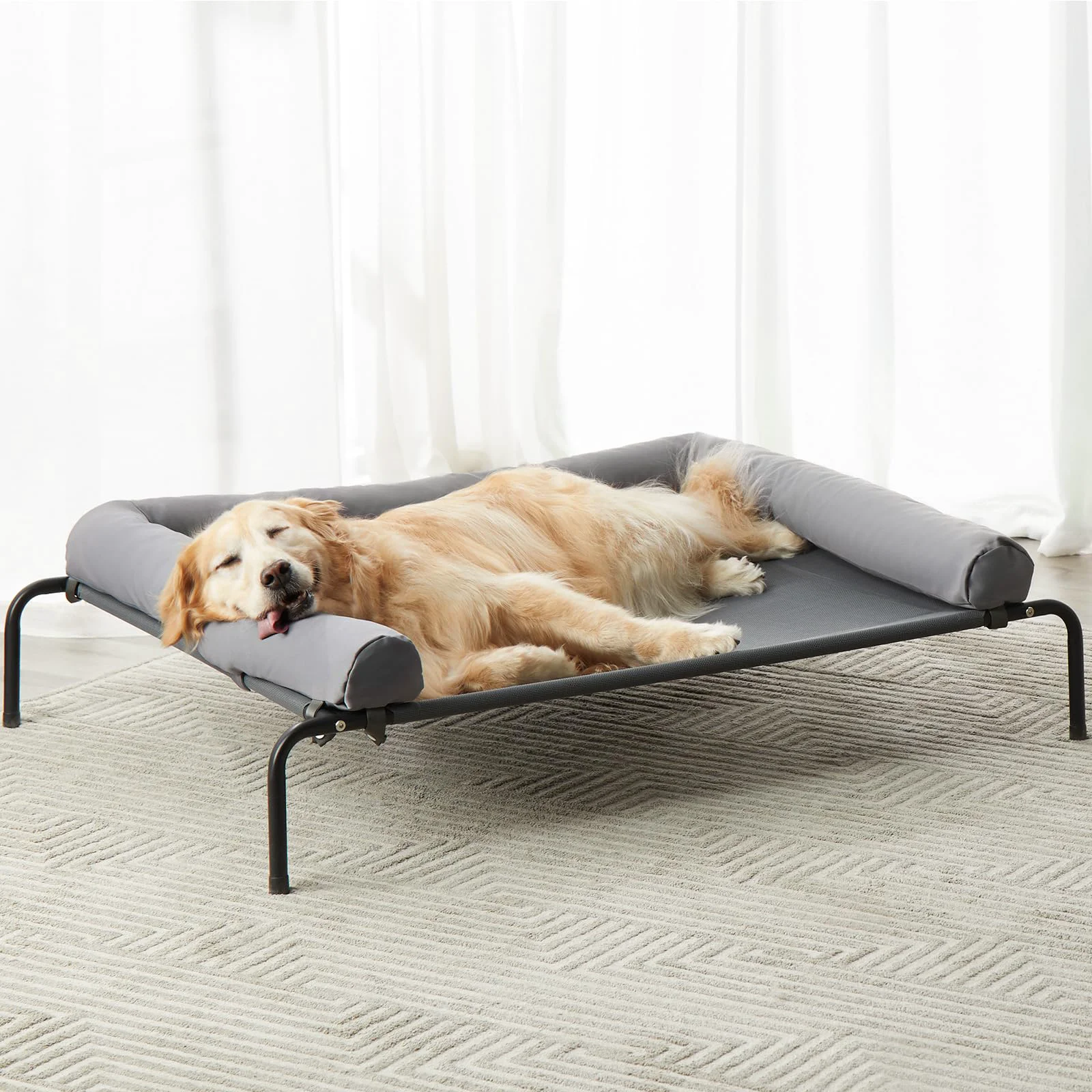 Selected RRPETHOME Large d Cooling Dog Bed – Chew-Proof Raised Outdoor Pet Cot for Large Dogs Exceptional