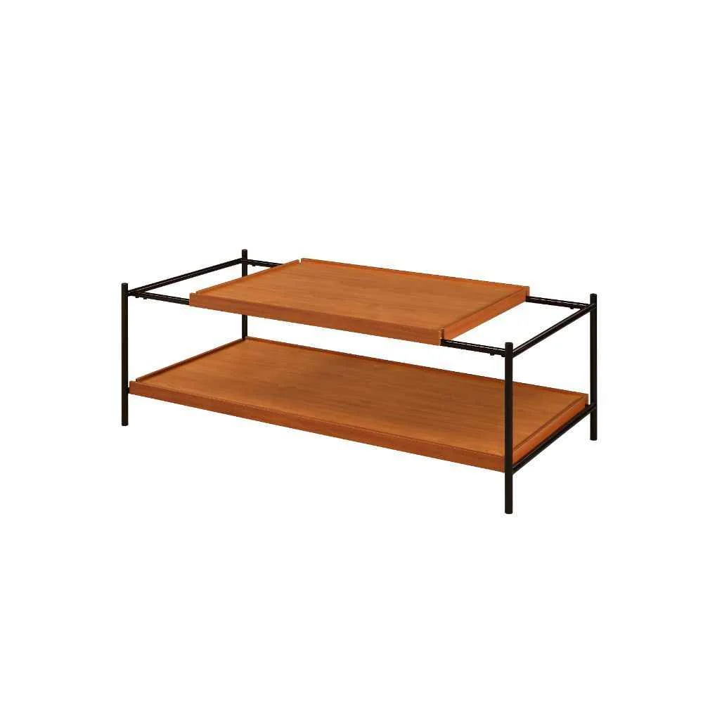 Versatile Oaken – Coffee Table – Honey Oak Black Quality
