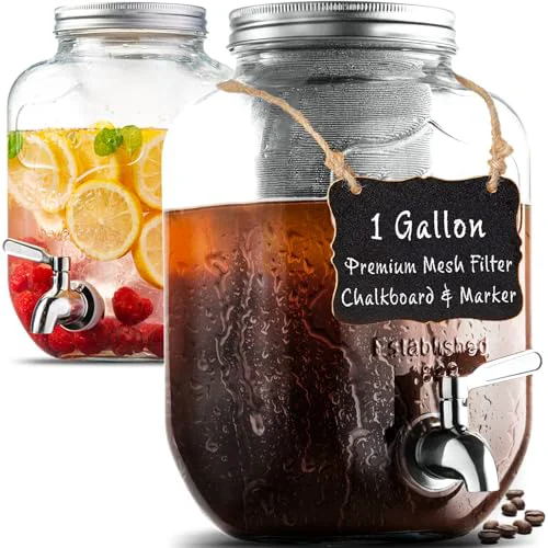 Solid 1 Gallon Cold Brew Coffee Maker Modern