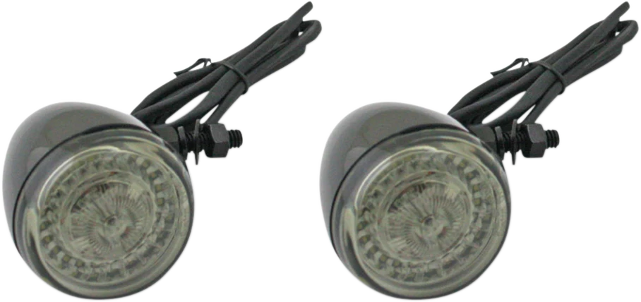 Official Custom Dynamics ProBEAM Universal Turn Signals – Gloss Black Clear PB-UNV-FTS-AW-B Premium