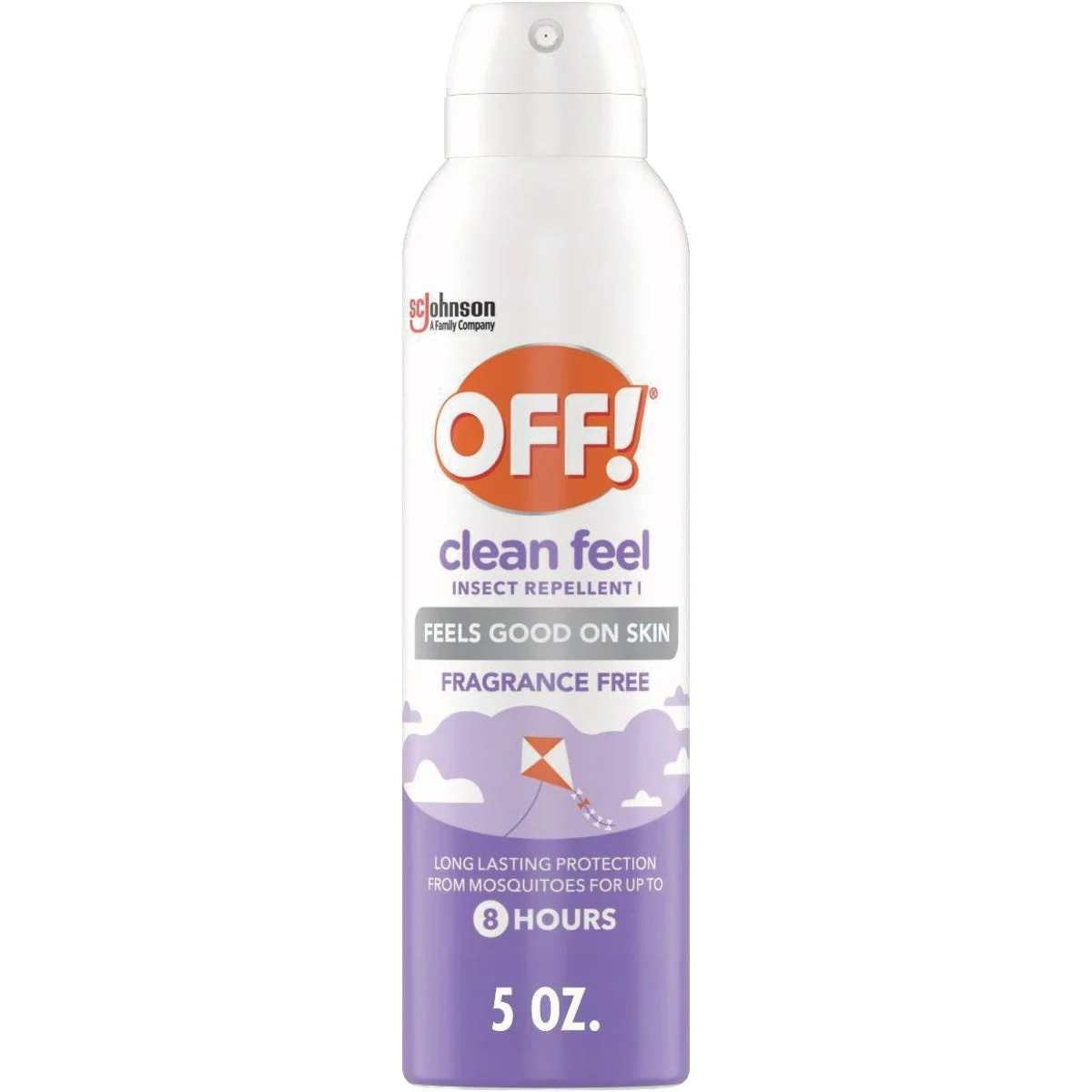 Effective OFF Clean Feel 5 Oz. Insect Repellent Aerosol Spray Green
