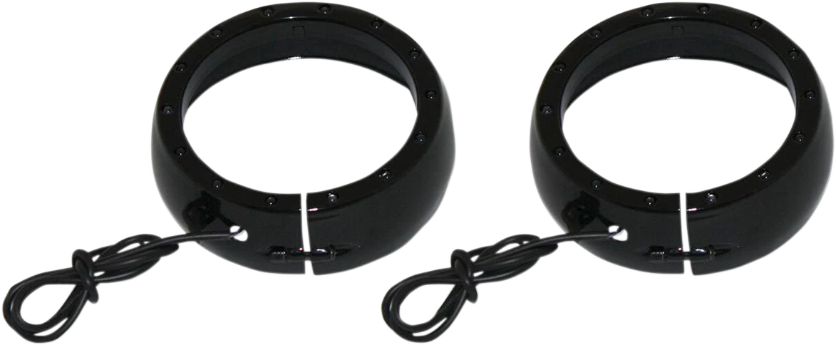 Luxury Custom Dynamics Lighted Passing Lamp Trim Ring ’06-’13 FLHT – Black CDTB-45TR-2B Premium Material