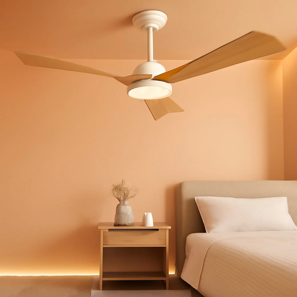 Innovative 52 Inches Corrosion Resistant Ceiling Fan LED Light Quality