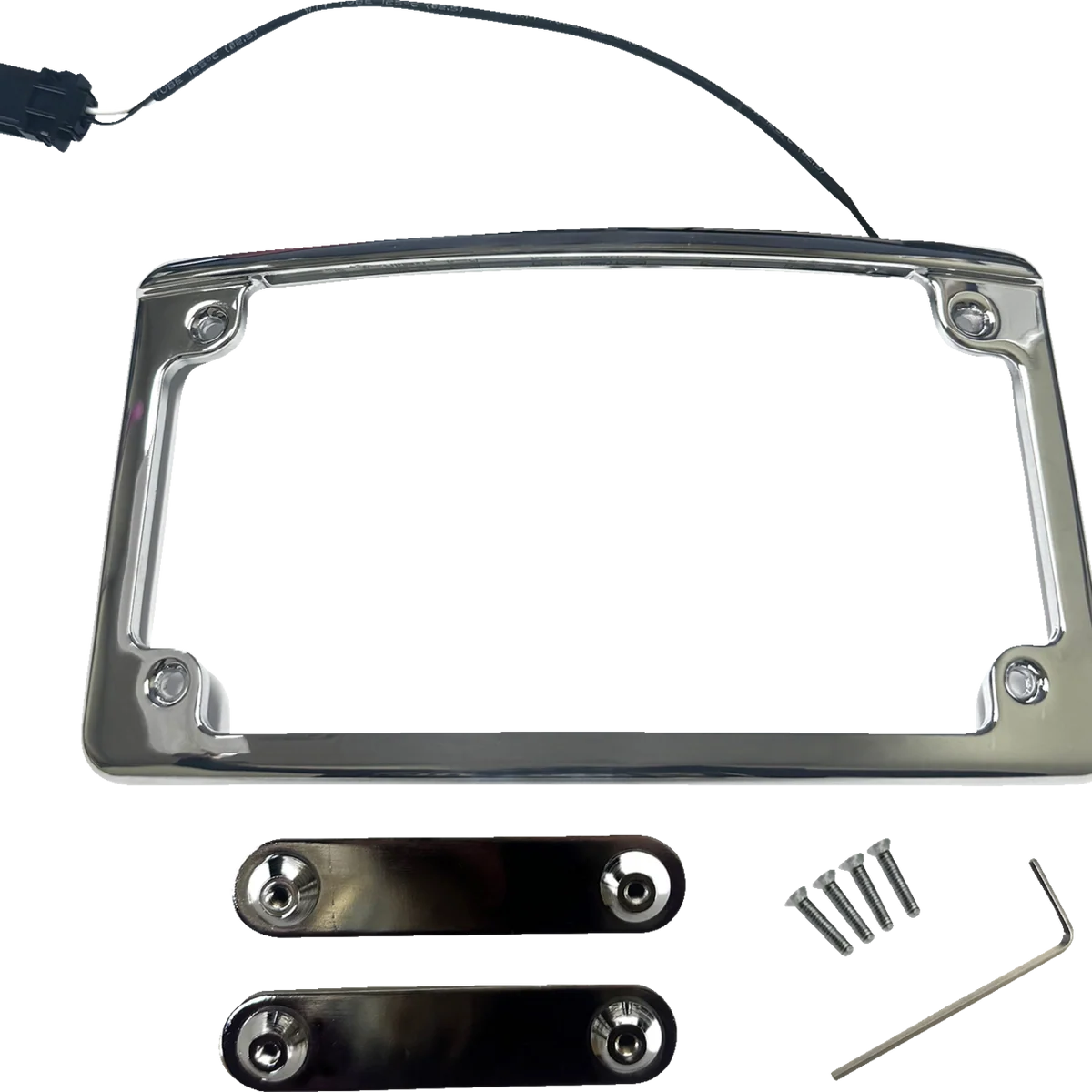 Flexible Custom Dynamics Lighted License Plate Frame – Chrome LPF-RAD-23CVO-C Comfortable