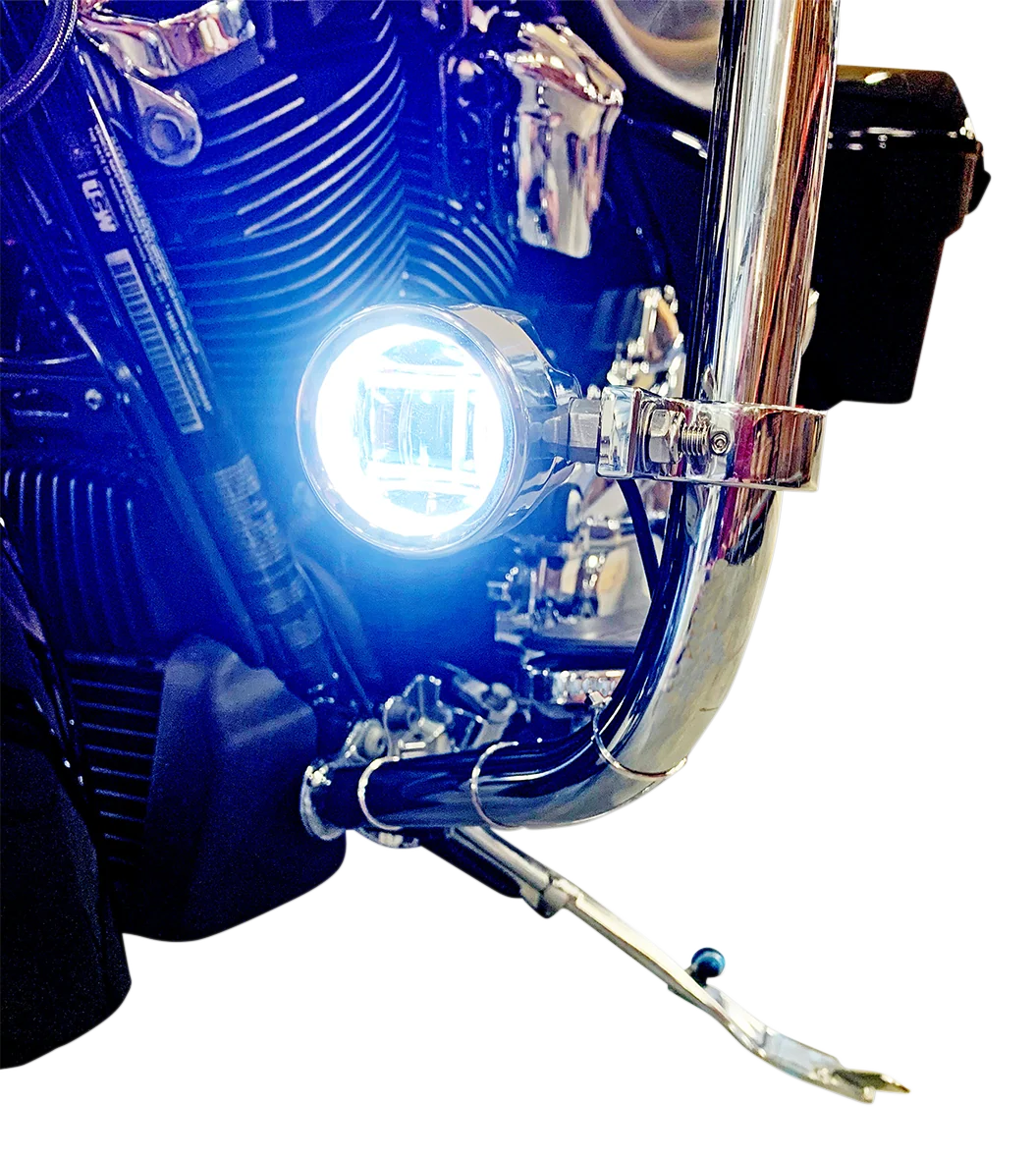 Modern Custom Dynamics LED Fog Light – Trike – Chrome PB-FOG-TKE-C Organic