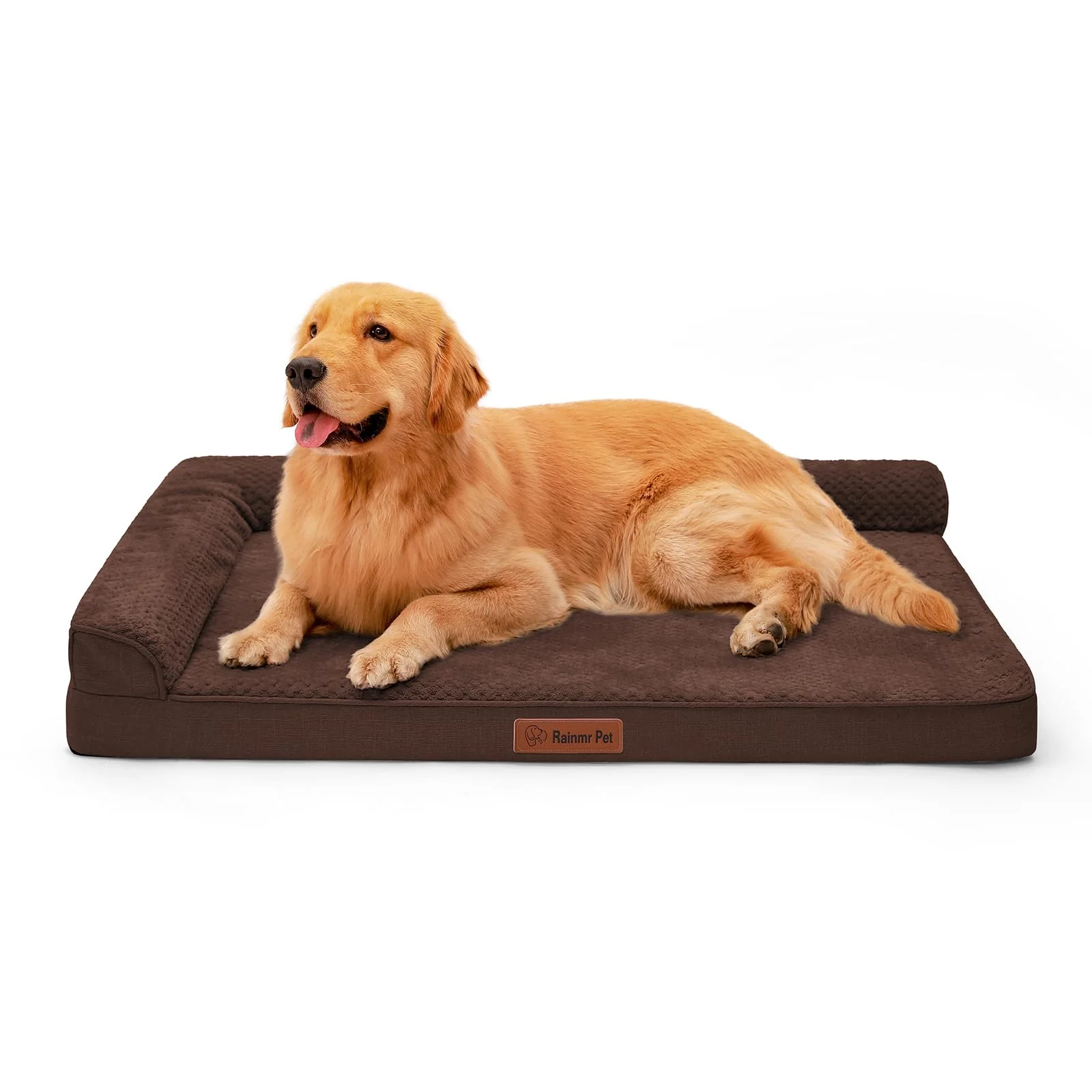 Clean Rainmr Orthopedic Dog Bed for Large Dogs — Memory Foam Waterproof Cover Non-Slip Bottom 44x32x6 Specialty