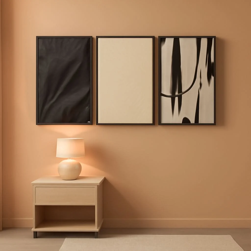 Healthy Monochrome Textured Abstract Wall Art Framed 24X36Inches Pure