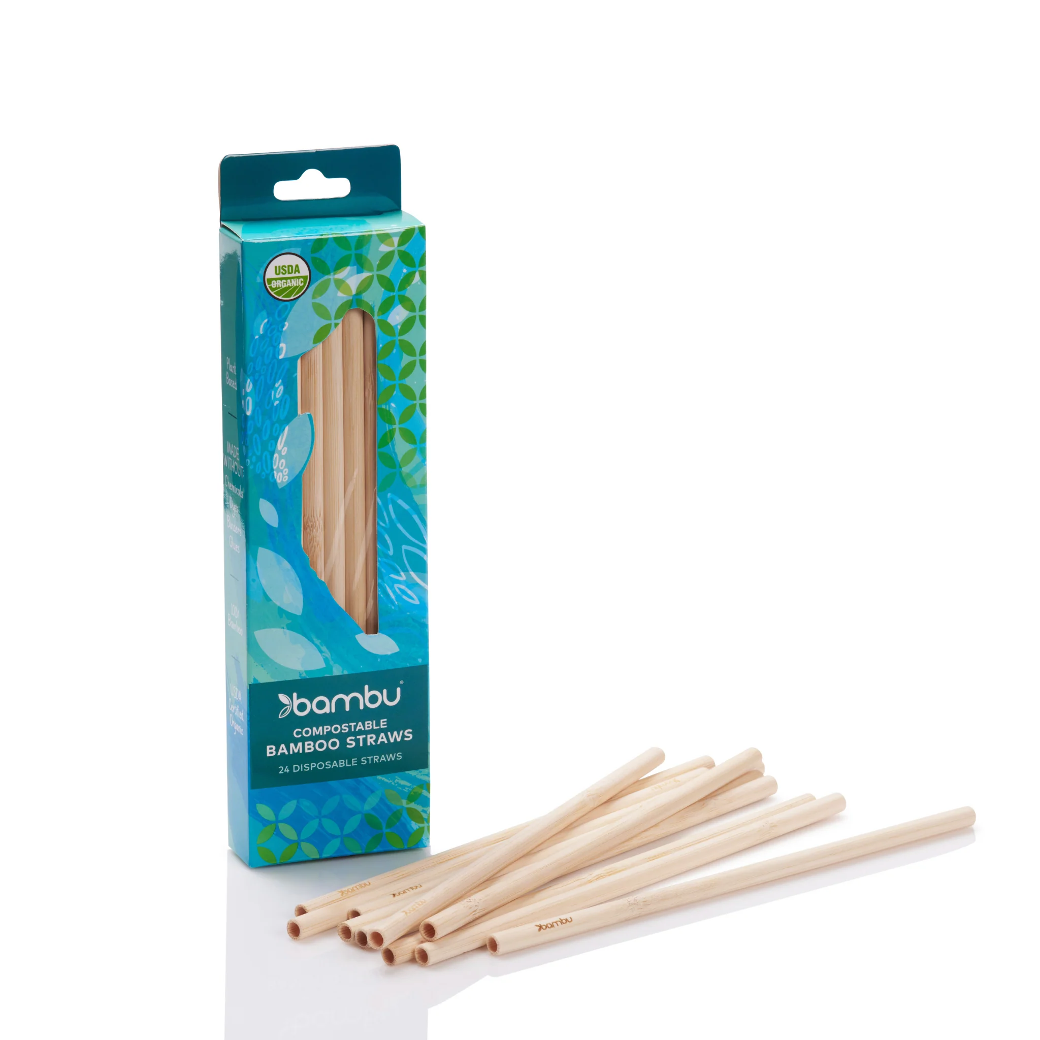 Exclusive Bambu Disposable Bamboo Straws Practical