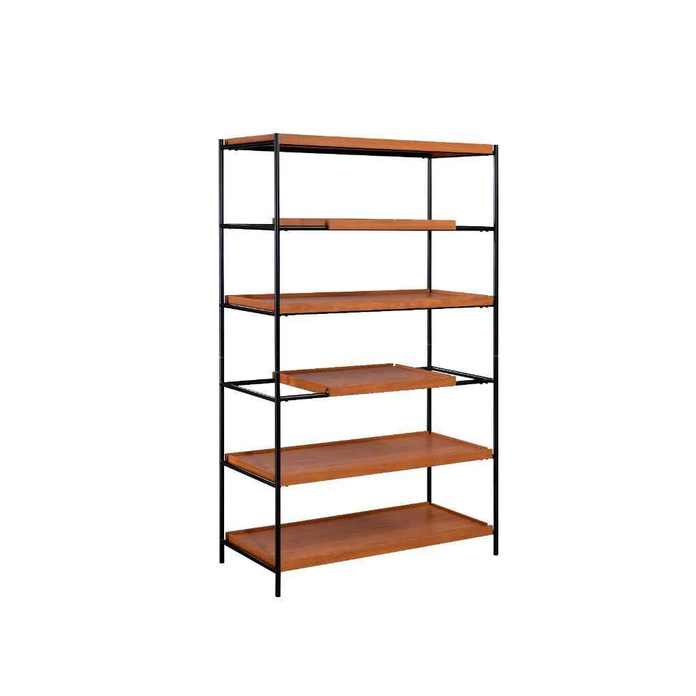 Selected Oaken – Bookshelf – Honey Oak Black User-Friendly
