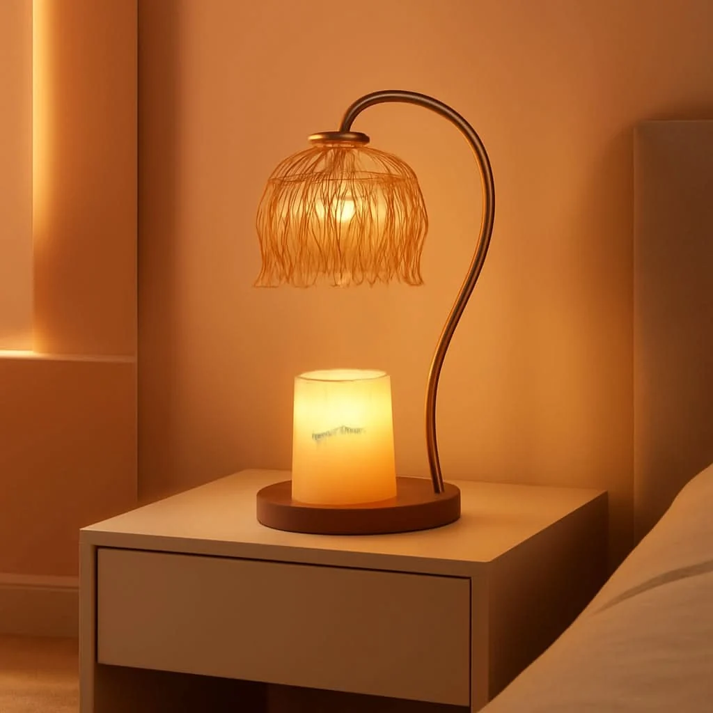 Smooth Lotus WaxMelt Warmer Lamp With ProgrammableTimerDimmable Premium